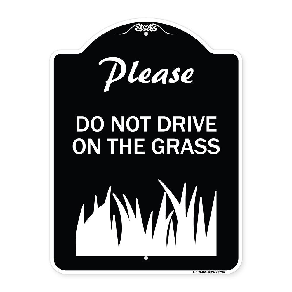 Please Do Not Drive on the Grass