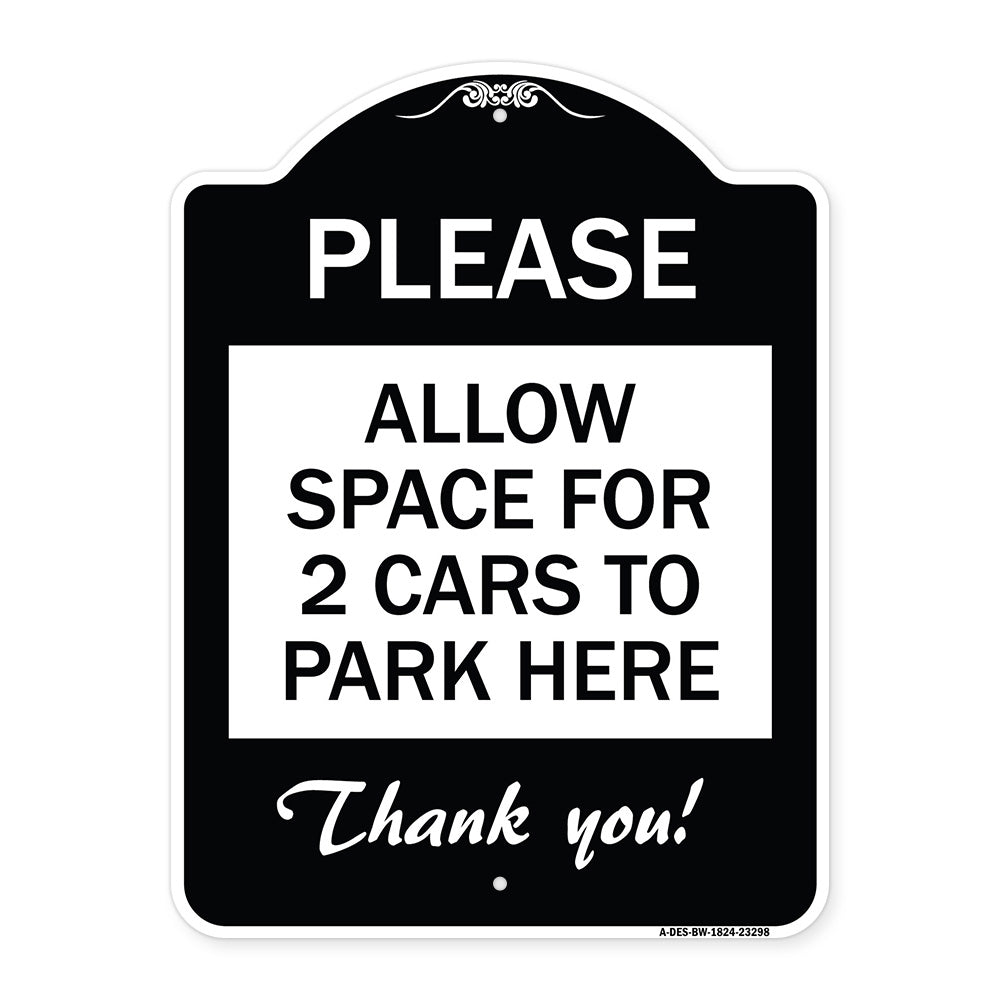 Please - Allow Space for 2 Cars to Park Here Thank You!