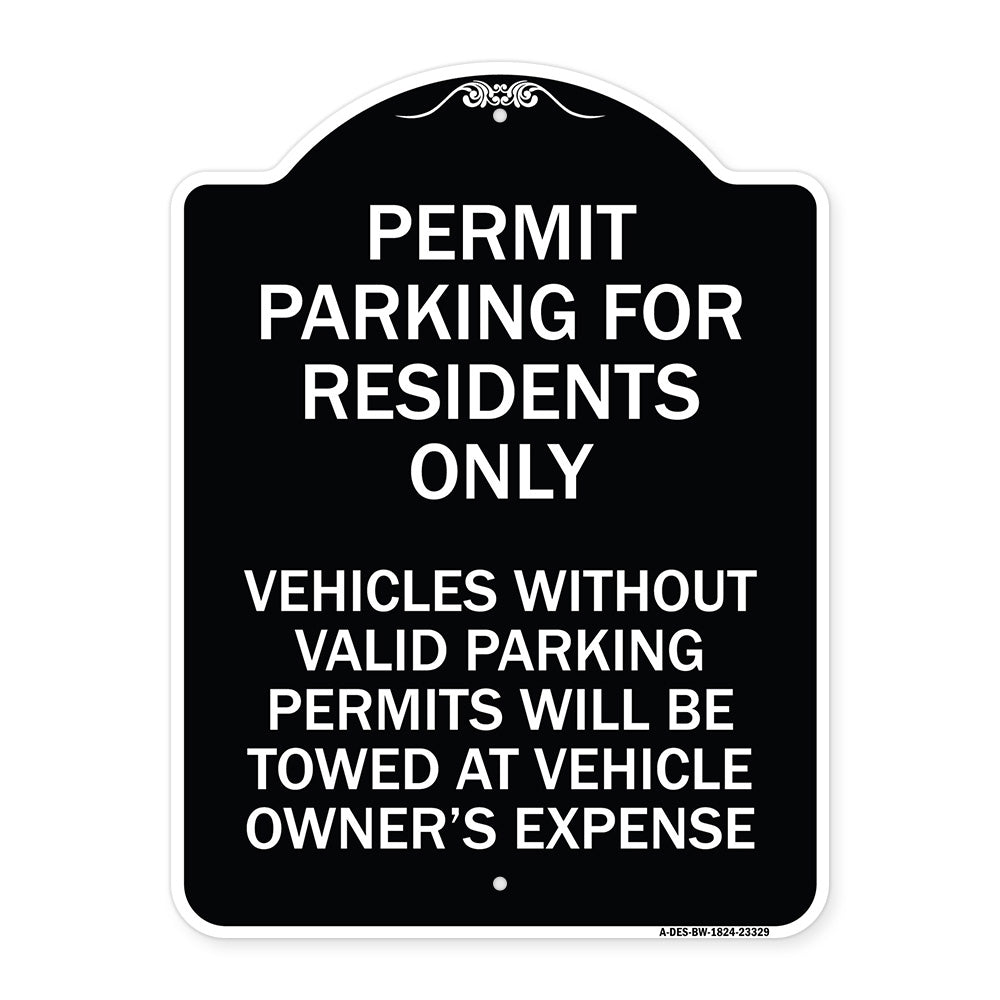 Permit Parking for Residents Only Vehicles Without Valid Parking Permits Will Be Towed at Vehicle Owner's Expense