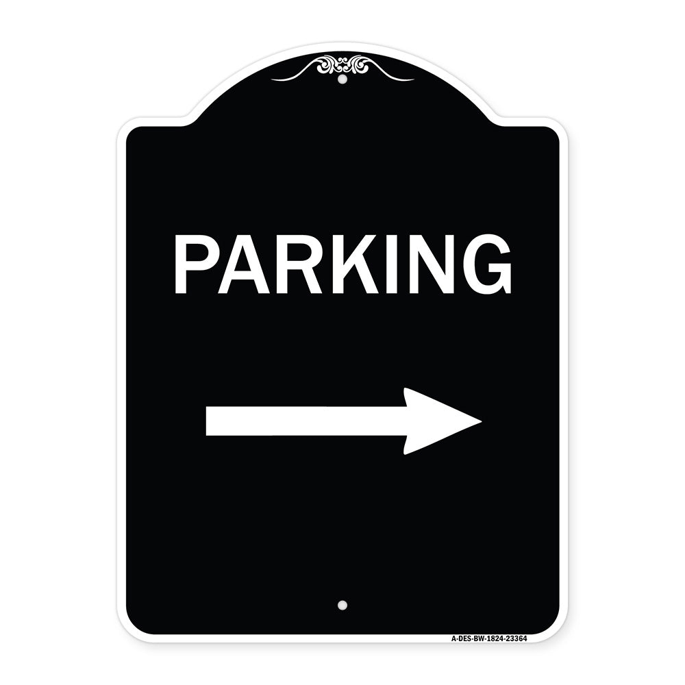 Parking Sign (Right Arrow)
