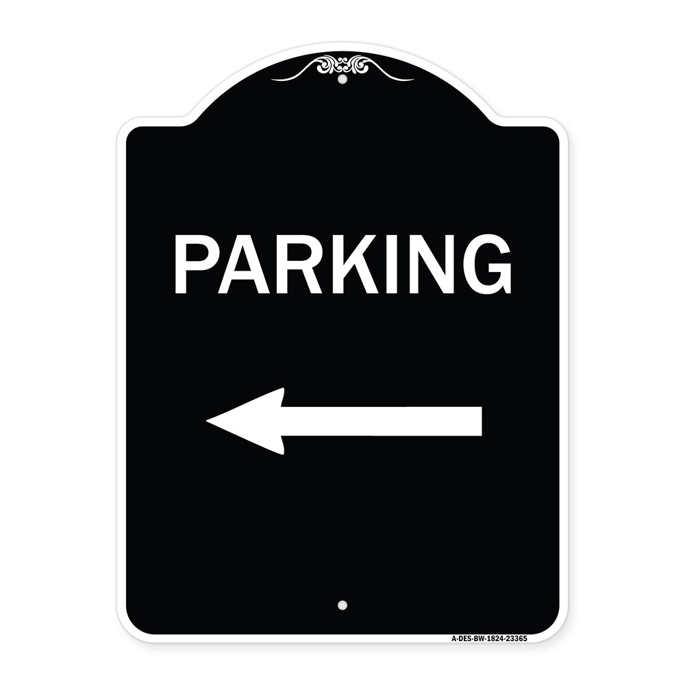Parking Sign (Left Arrow)