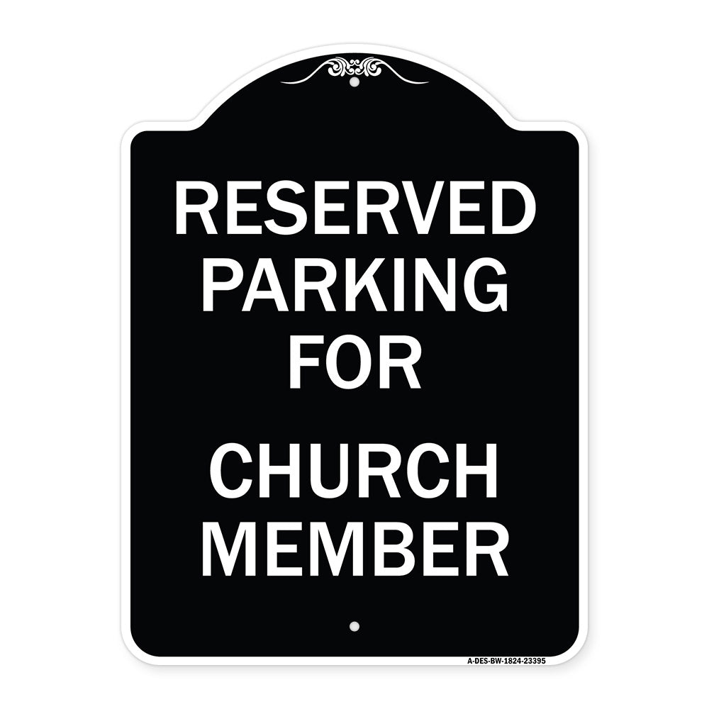 Parking Reserved for Church Member