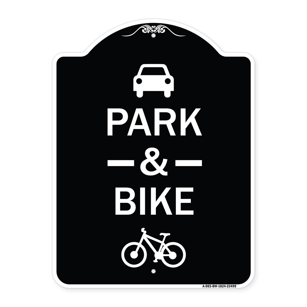 Park & Ride (With Bicycle Graphic