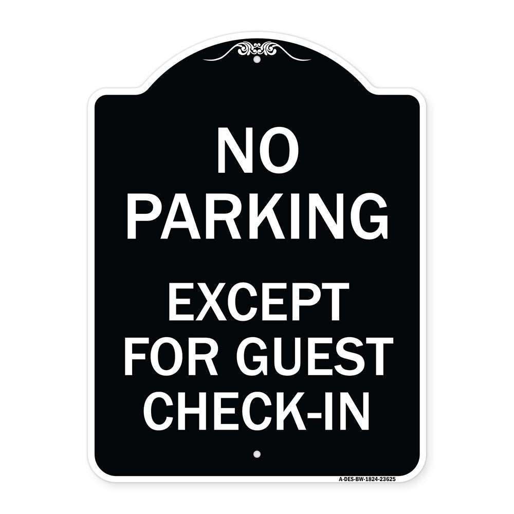 No Parking Except for Guest Check-In
