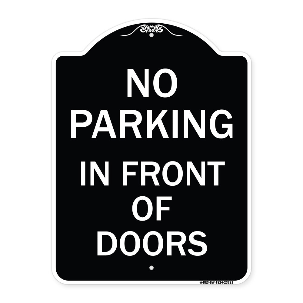 No Parking in Front of Doors