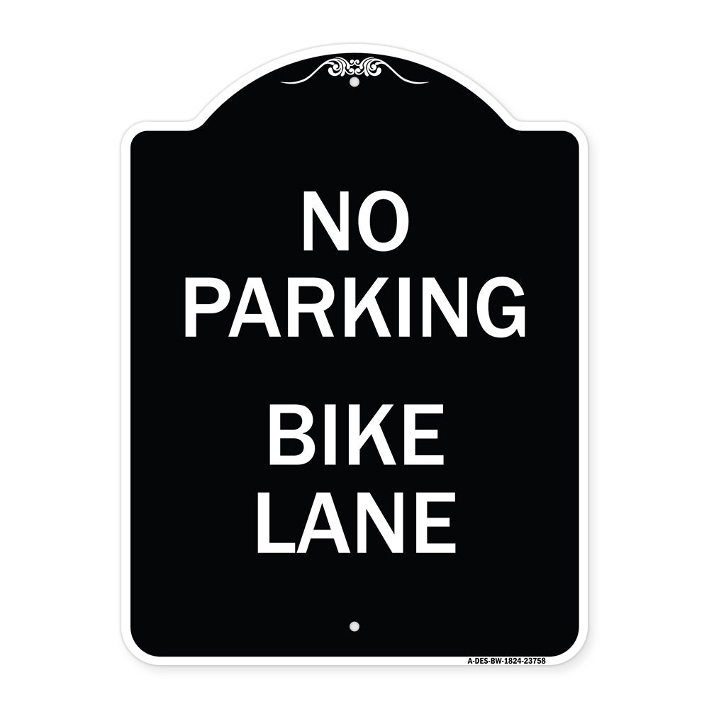 No Parking Bike Lane