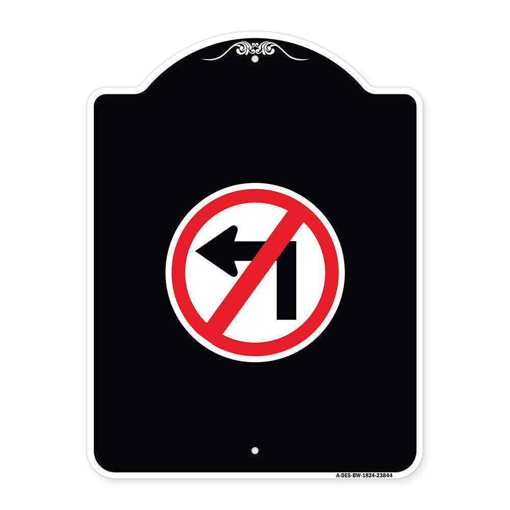 No Left Turn (Graphic Only)