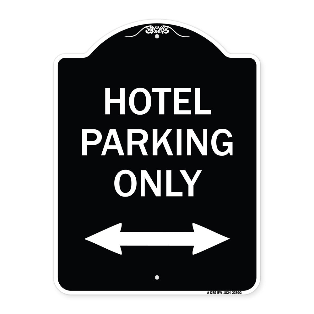 Hotel Parking Only (With Bidirectional Arrow)
