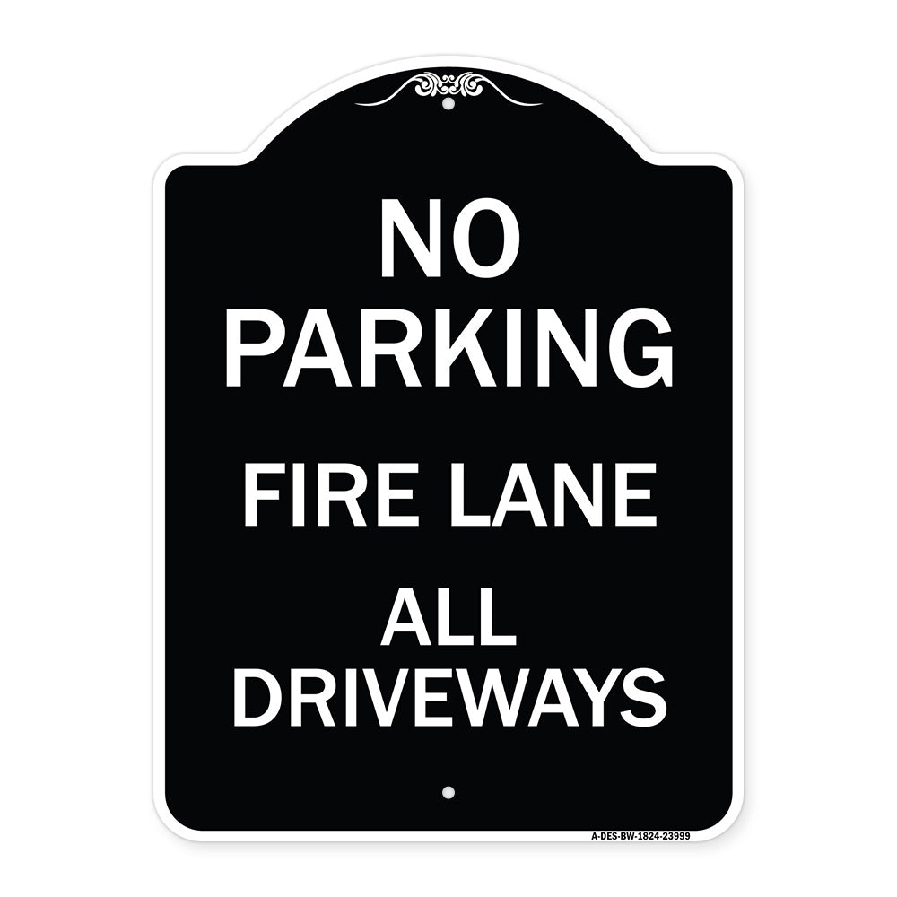 Fire Lane All Driveways