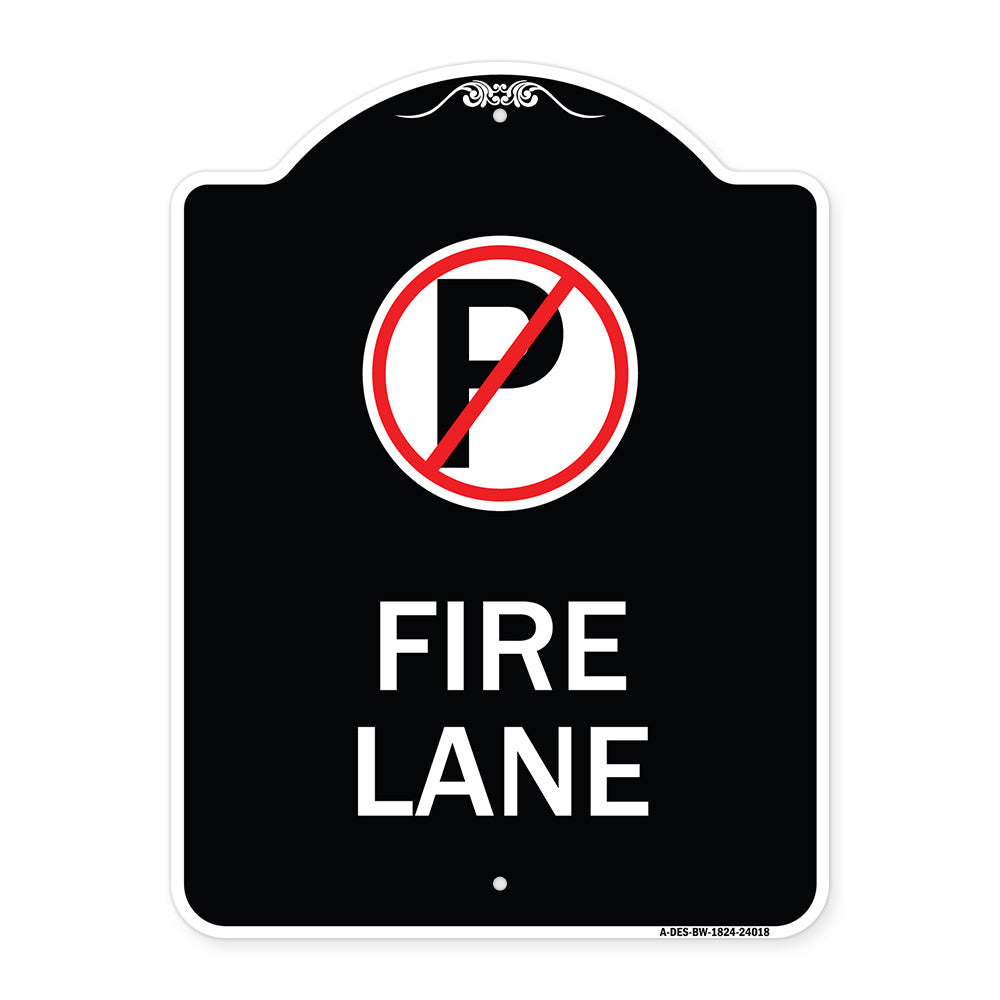 Fire Lane (No Parking Symbol)