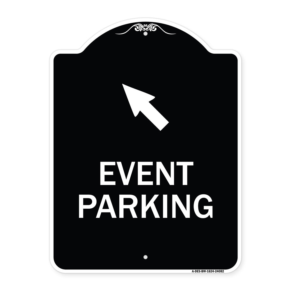 Event Parking (Up Left Arrow Symbol)