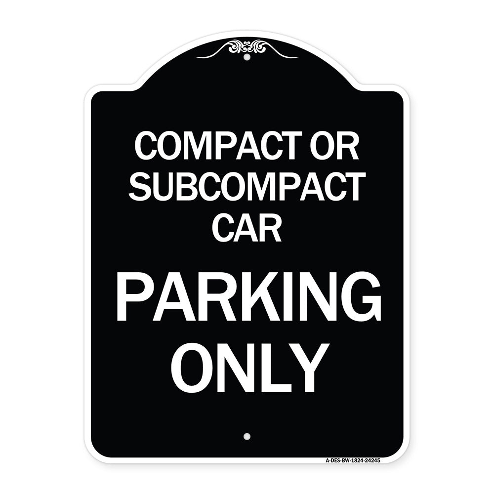 Compact or Subcompact Car Parking Only