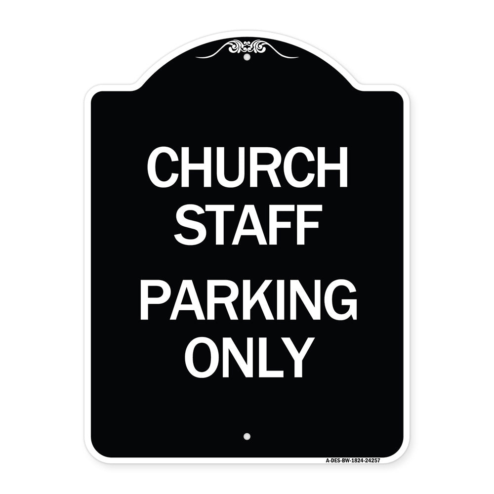 Church Staff Parking Only
