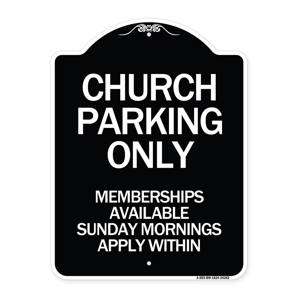 Church Parking Only Memberships Available Sunday Mornings Apply Within