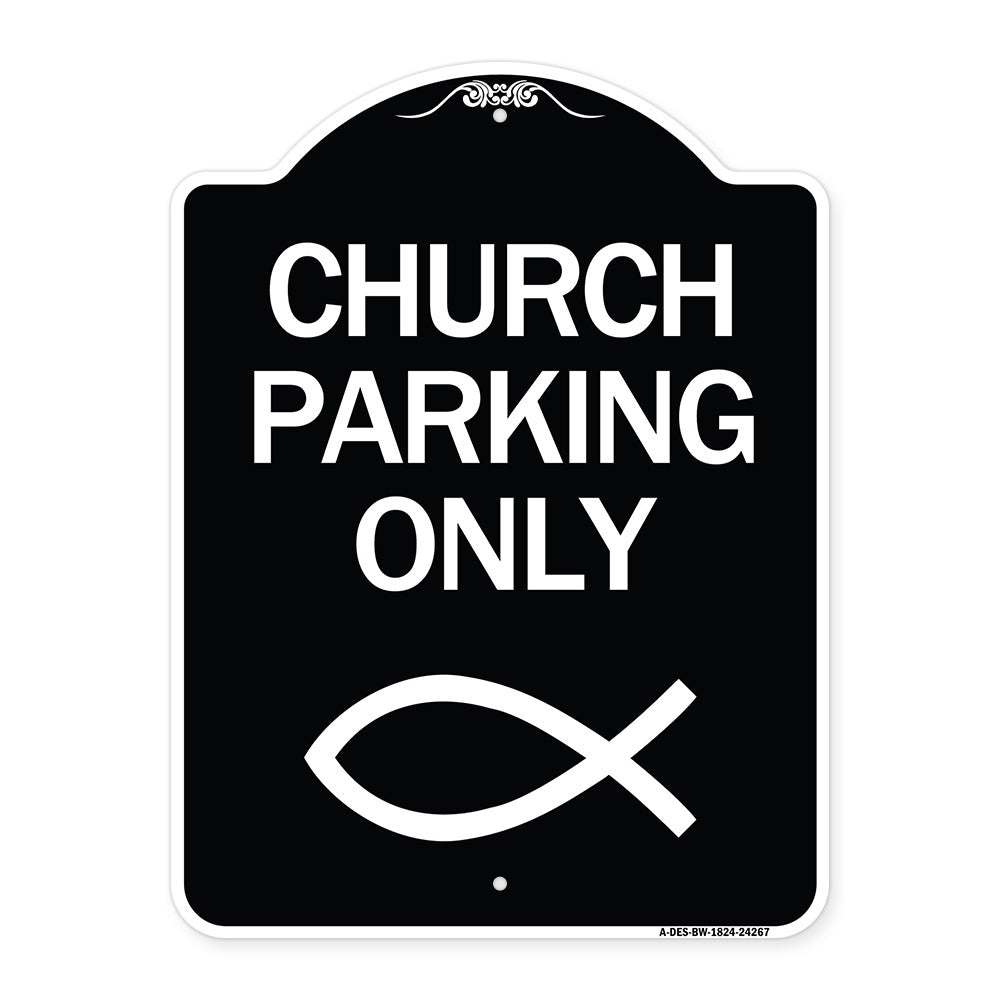 Church Parking Only (Symbol)