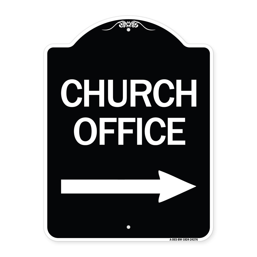 Church Office (With Right Arrow)