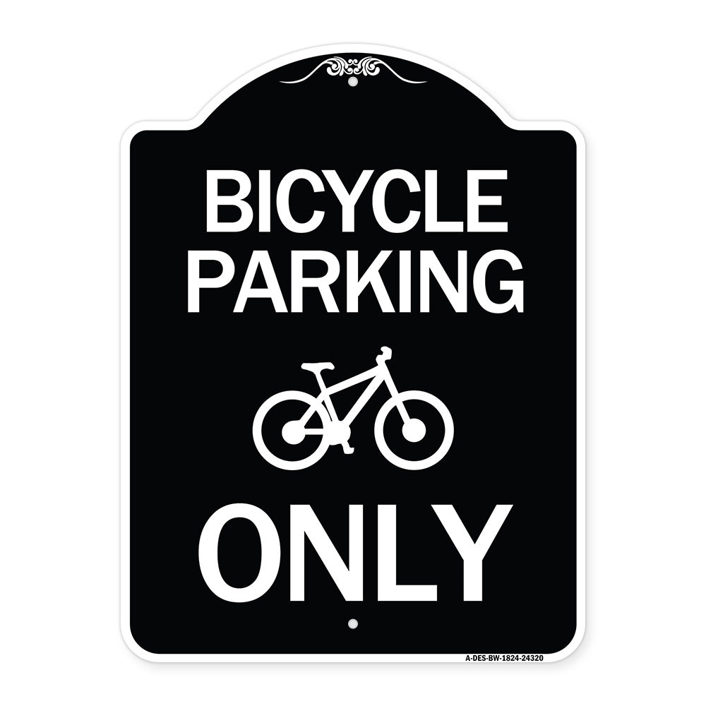 Bicycle Parking Only (With Graphic)