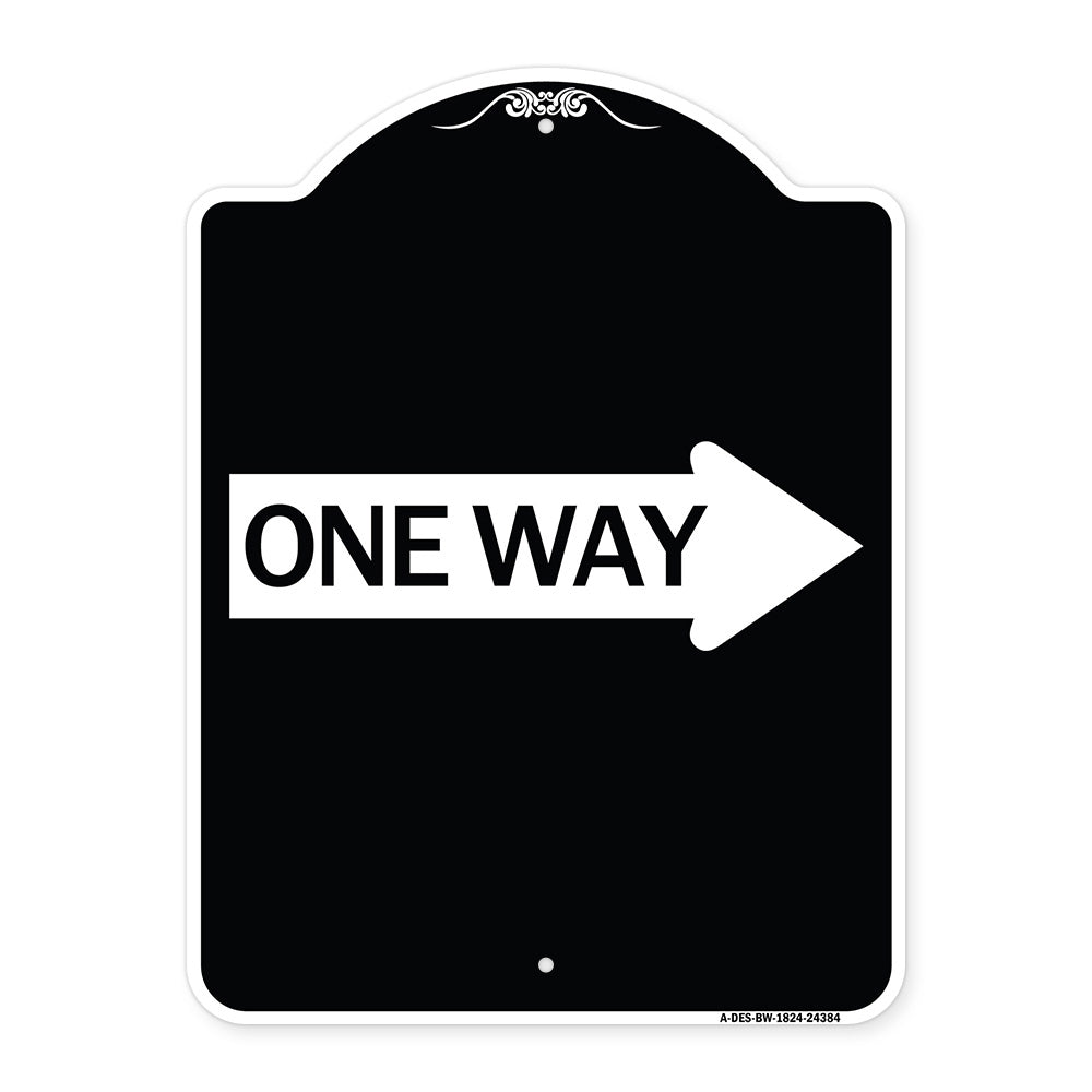 One Way (With Right Arrow)