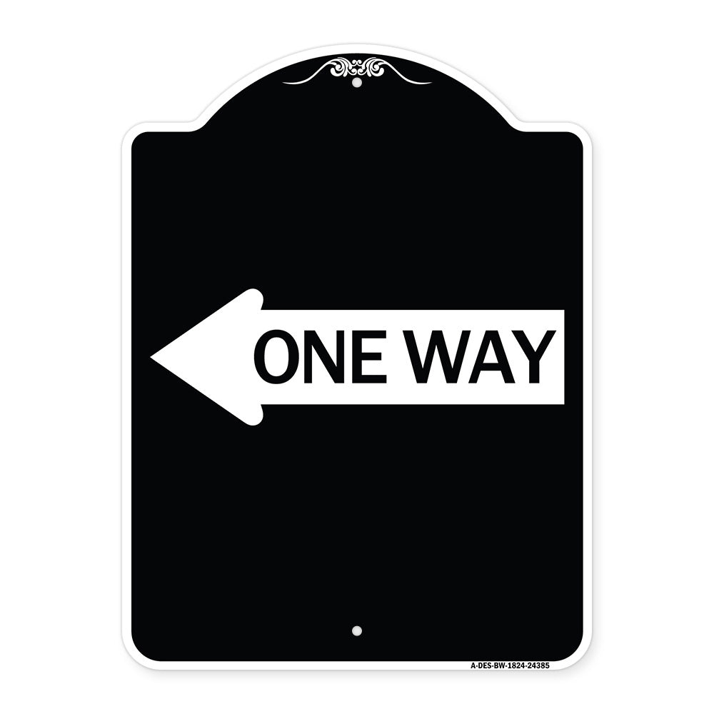 One Way (With Left Arrow)