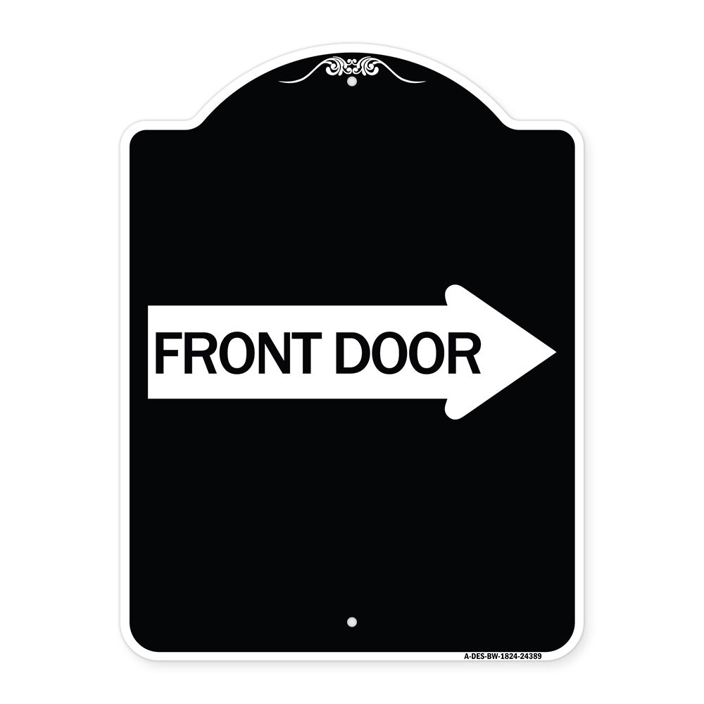Front Door (With Right Arrow)