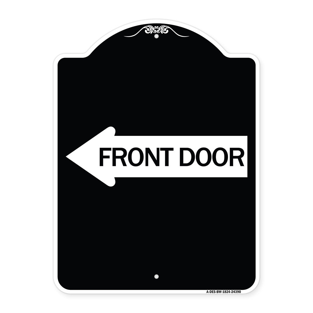 Front Door (With Left Arrow)
