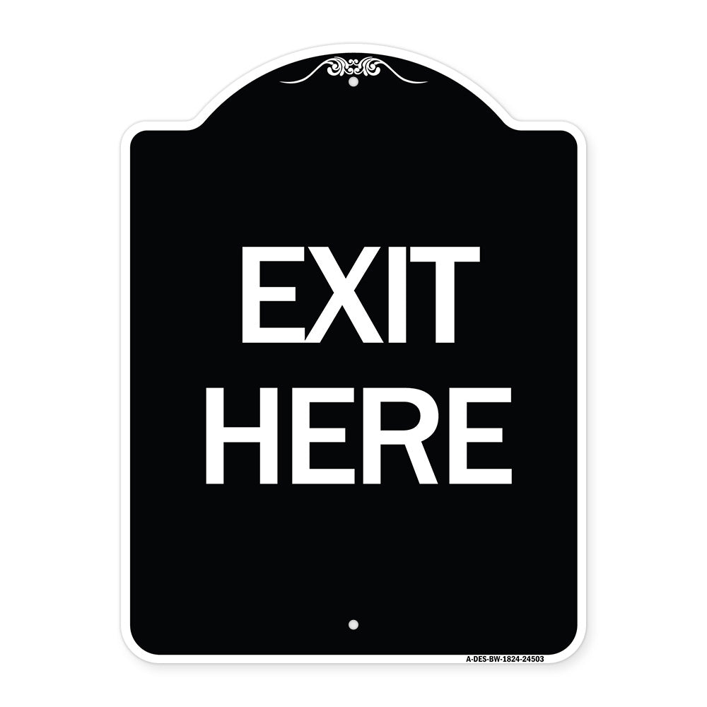 Exit Here