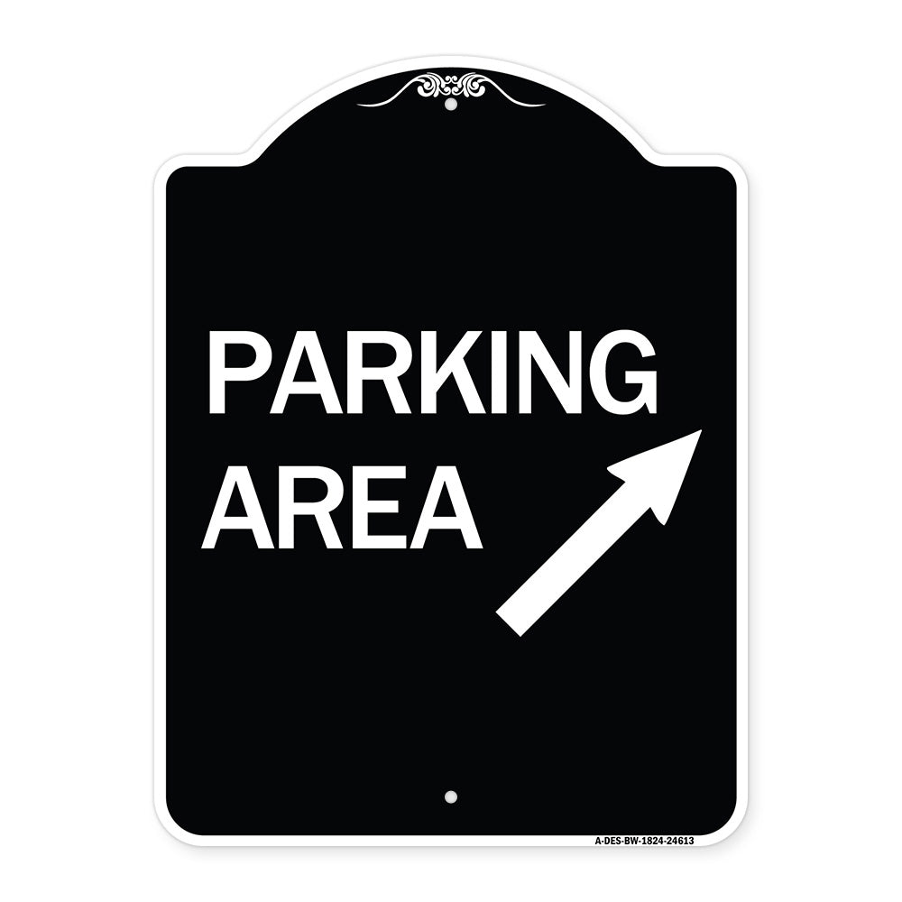 Parking Area (Up Right Arrow Symbol)