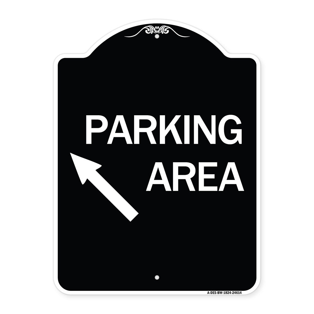 Parking Area (Up Left Arrow Symbol)