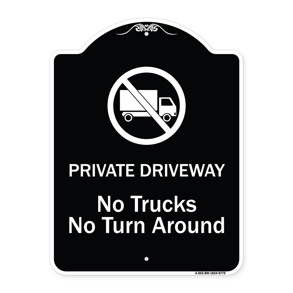 Private Driveway. No Trucks No Turnaround