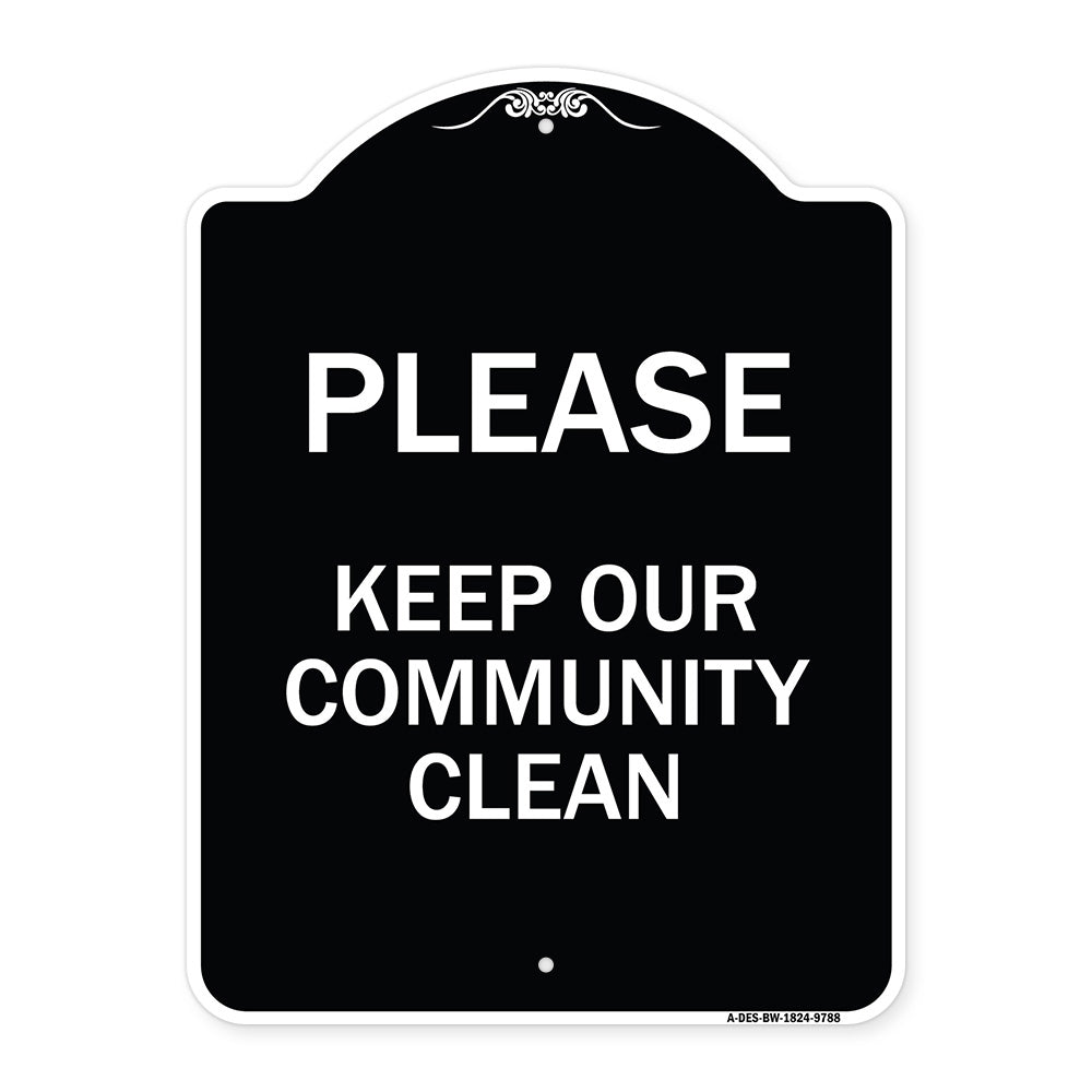 Please Keep Our Community Clean