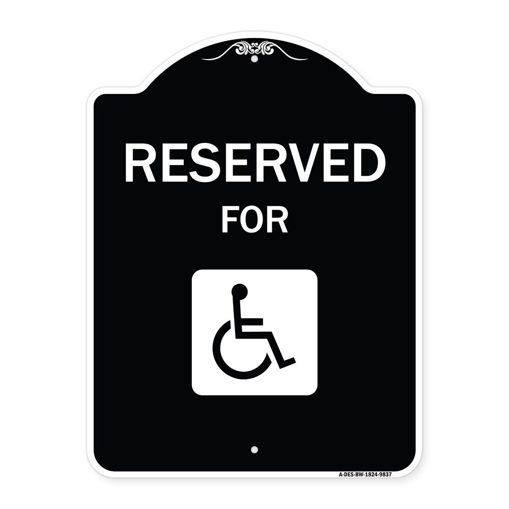 Graphic Handicapped Reserved