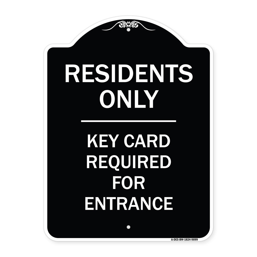 Residence-only-key Card