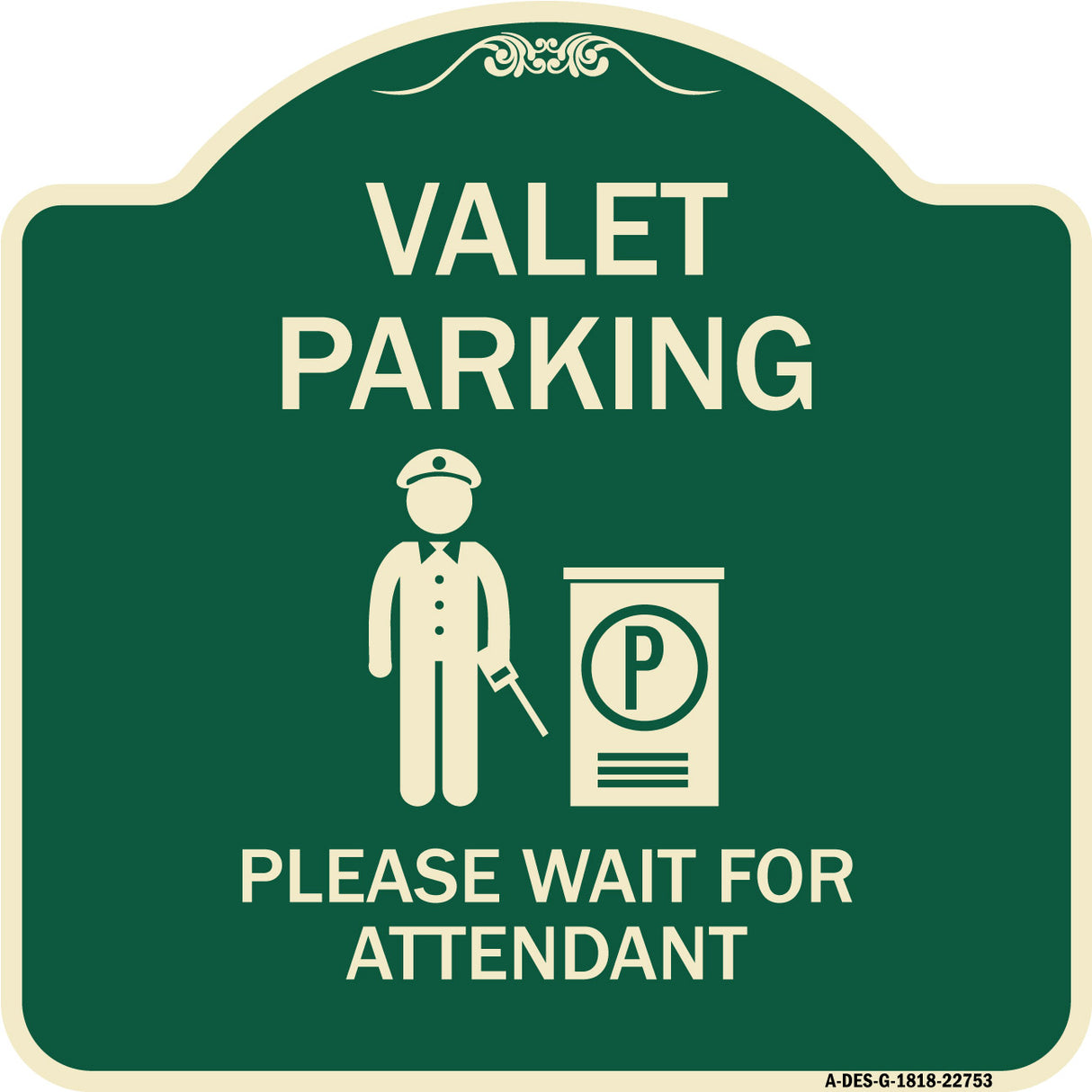 Valet Parking Please Wait for Attendant