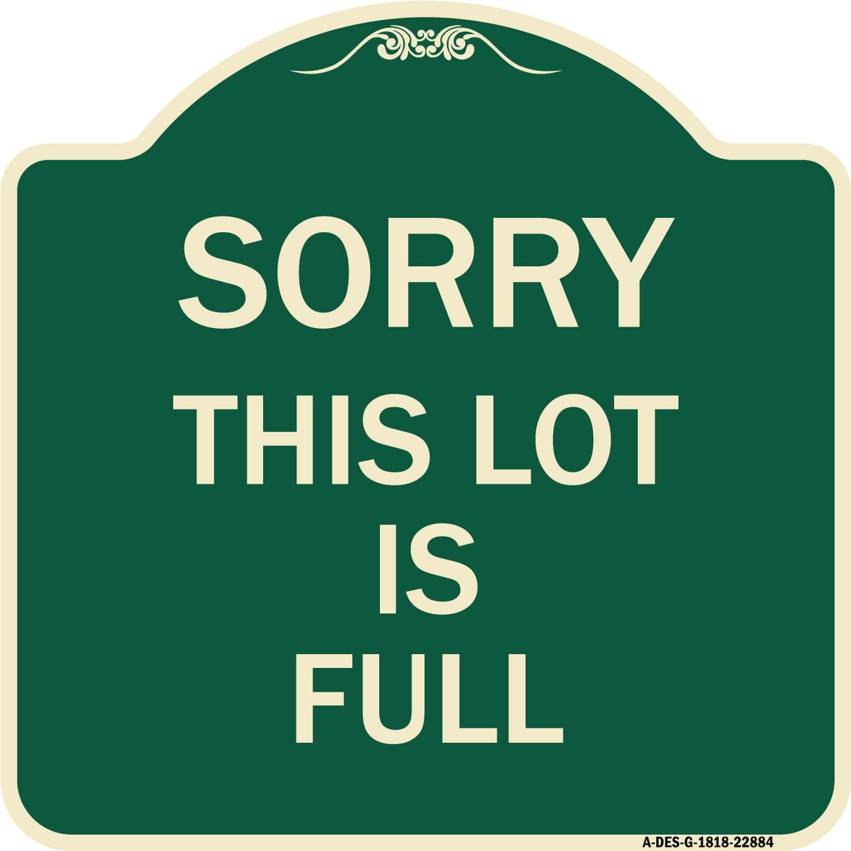 Sorry This Lot Is Full