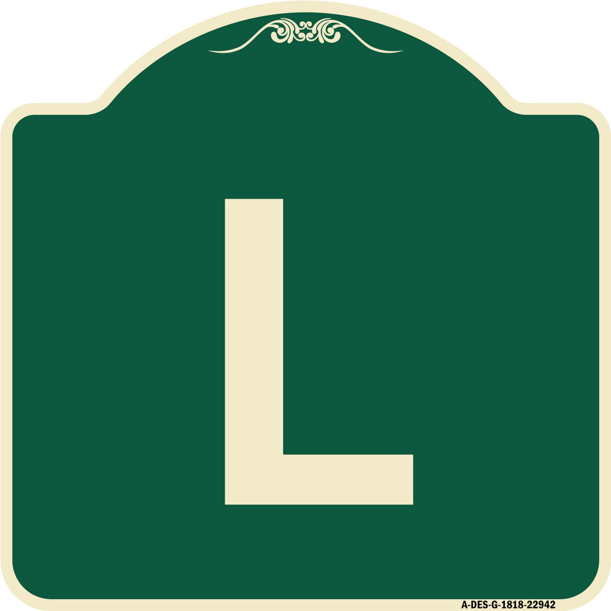 Sign with Letter L