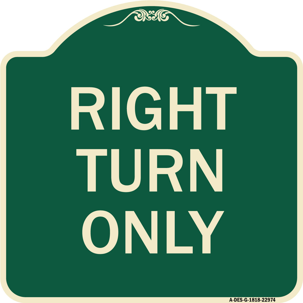 Right Turn Only