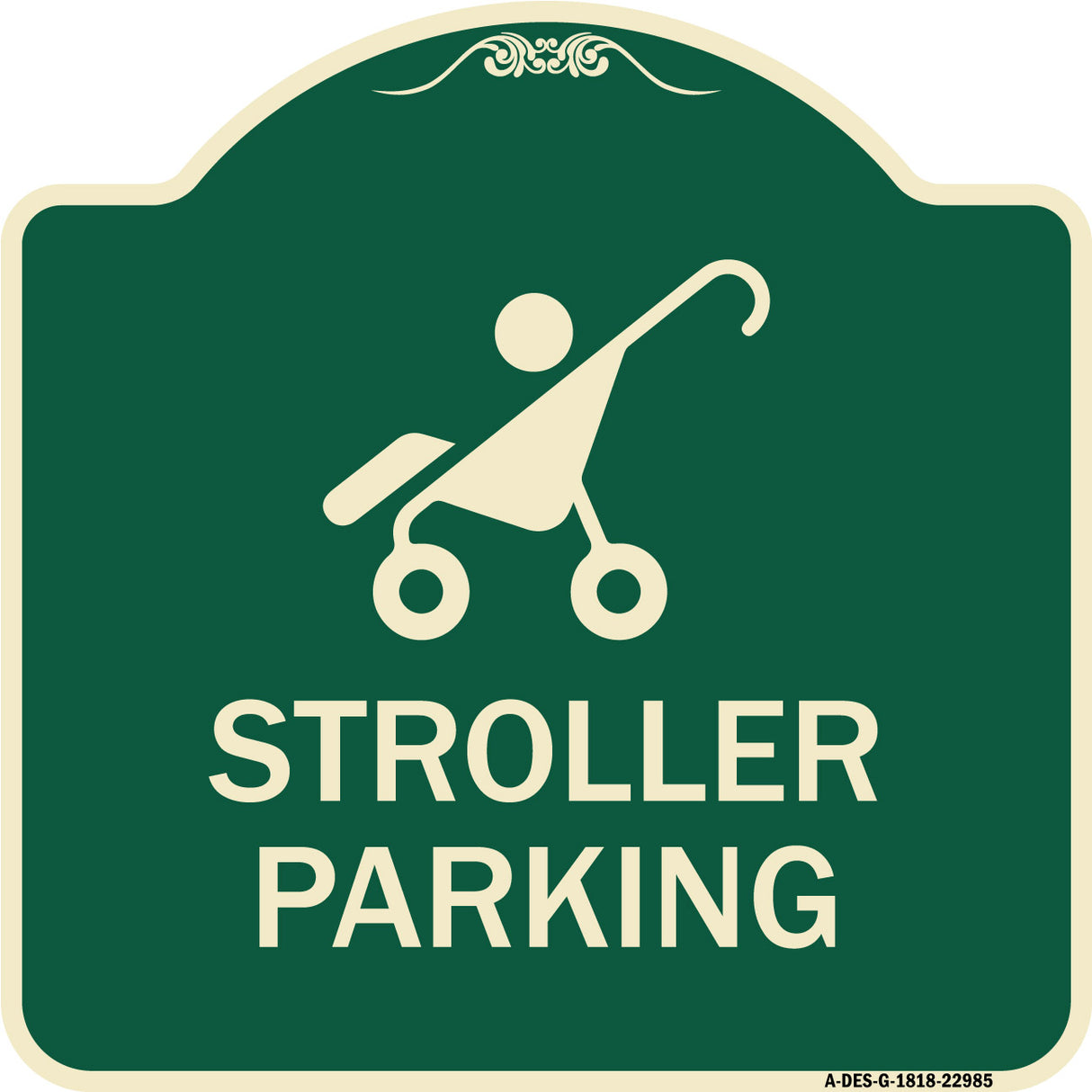 Reserved Stroller Parking (With Graphic)