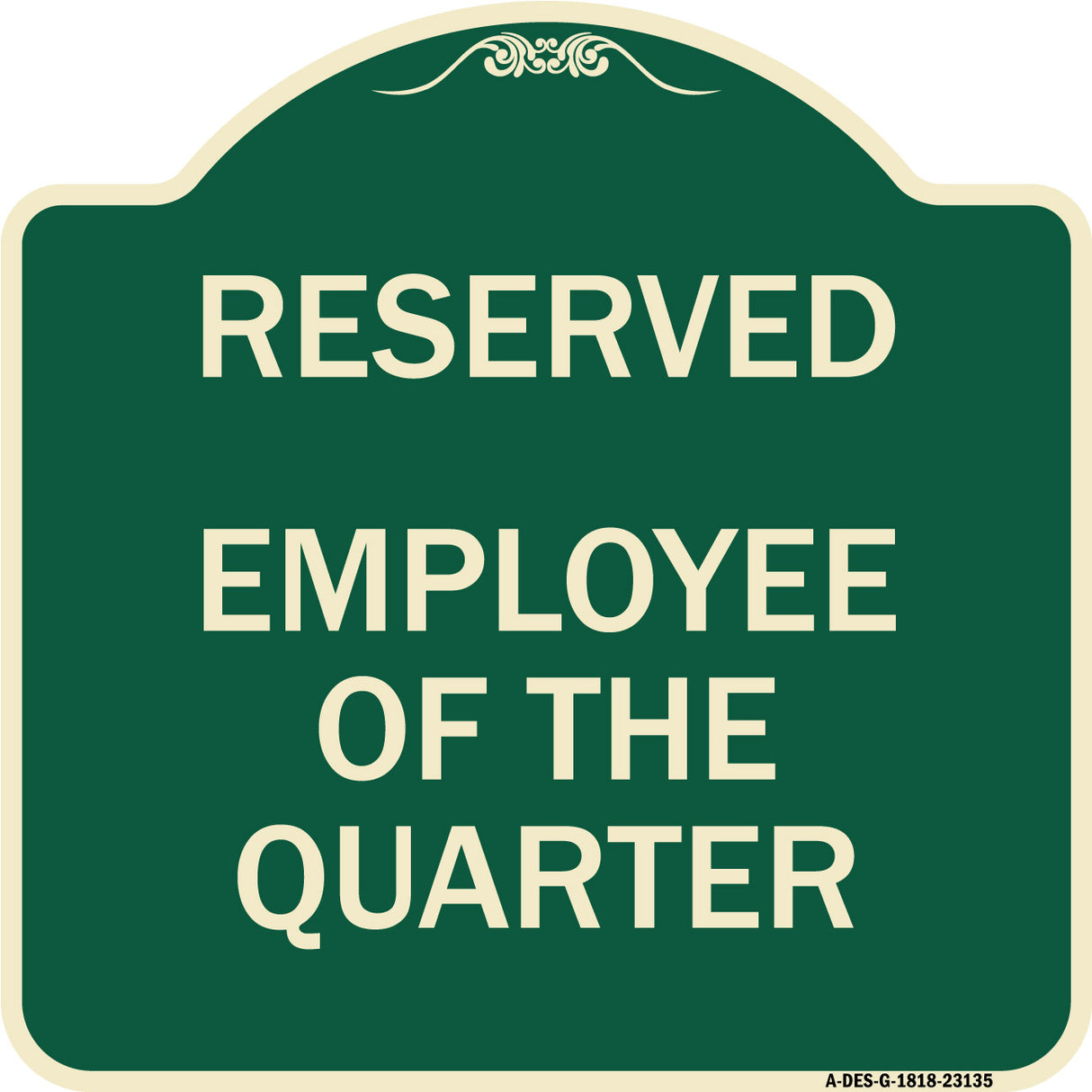 Reserved Parking Employee of the Quarter