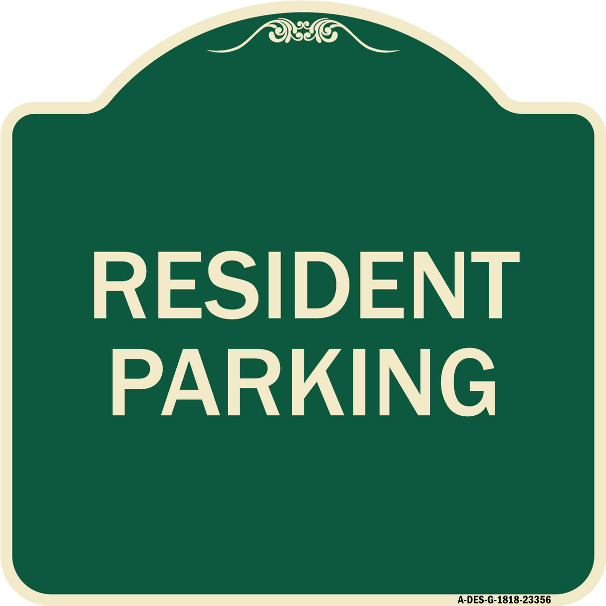 Parking Sign Resident Parking