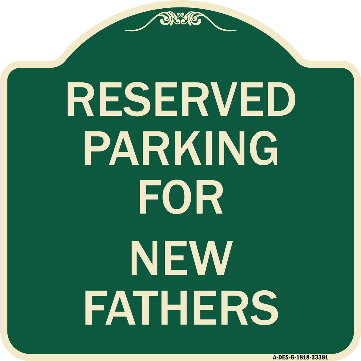 Parking Reserved for New Fathers