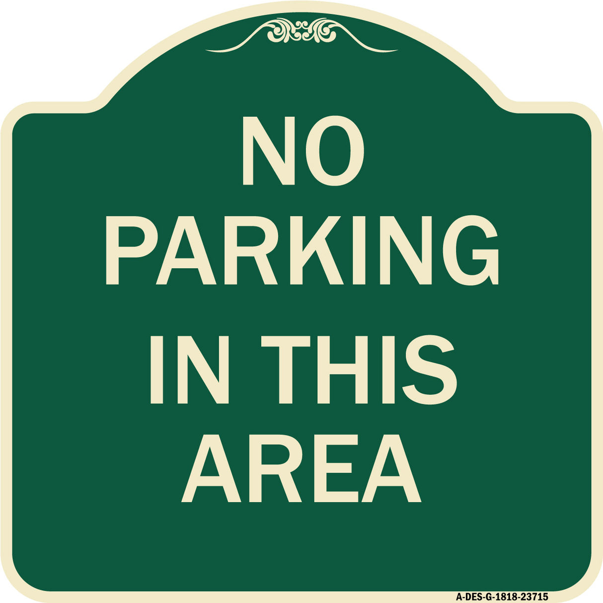 No Parking in This Area