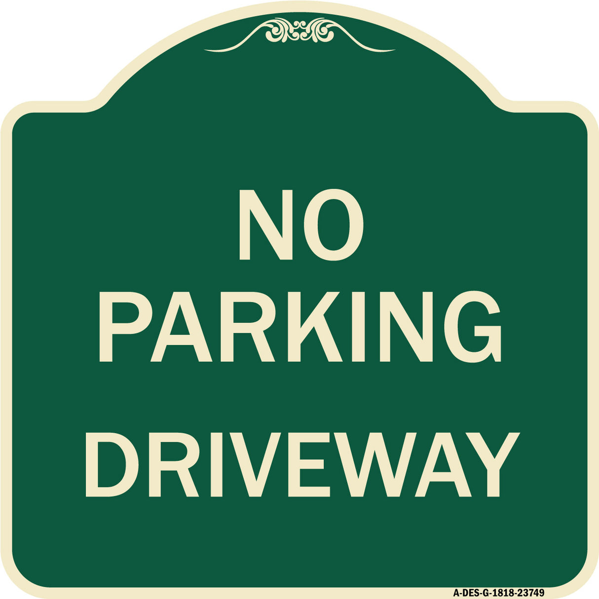 No Parking Driveway
