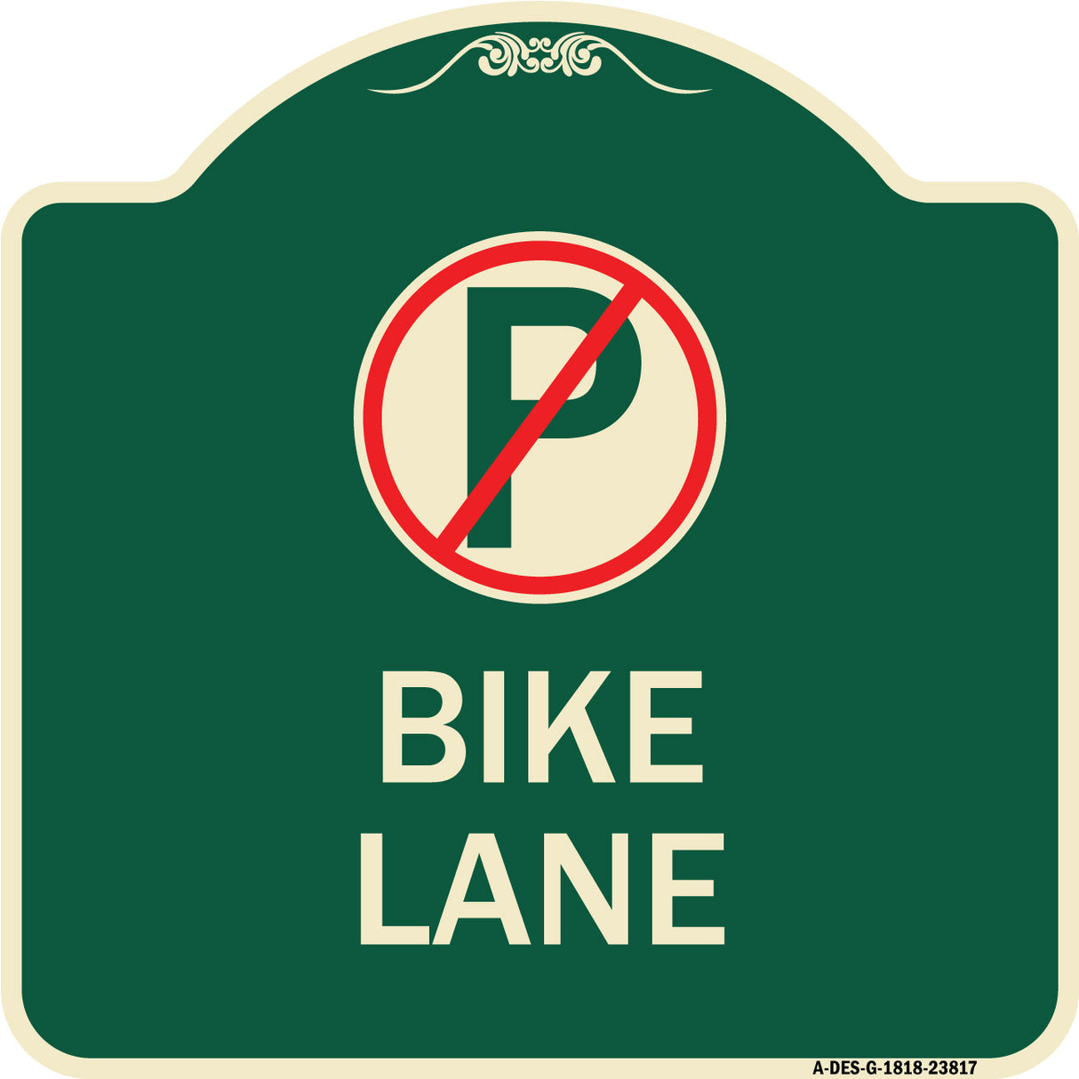 No Parking (Symbol) Bike Lane
