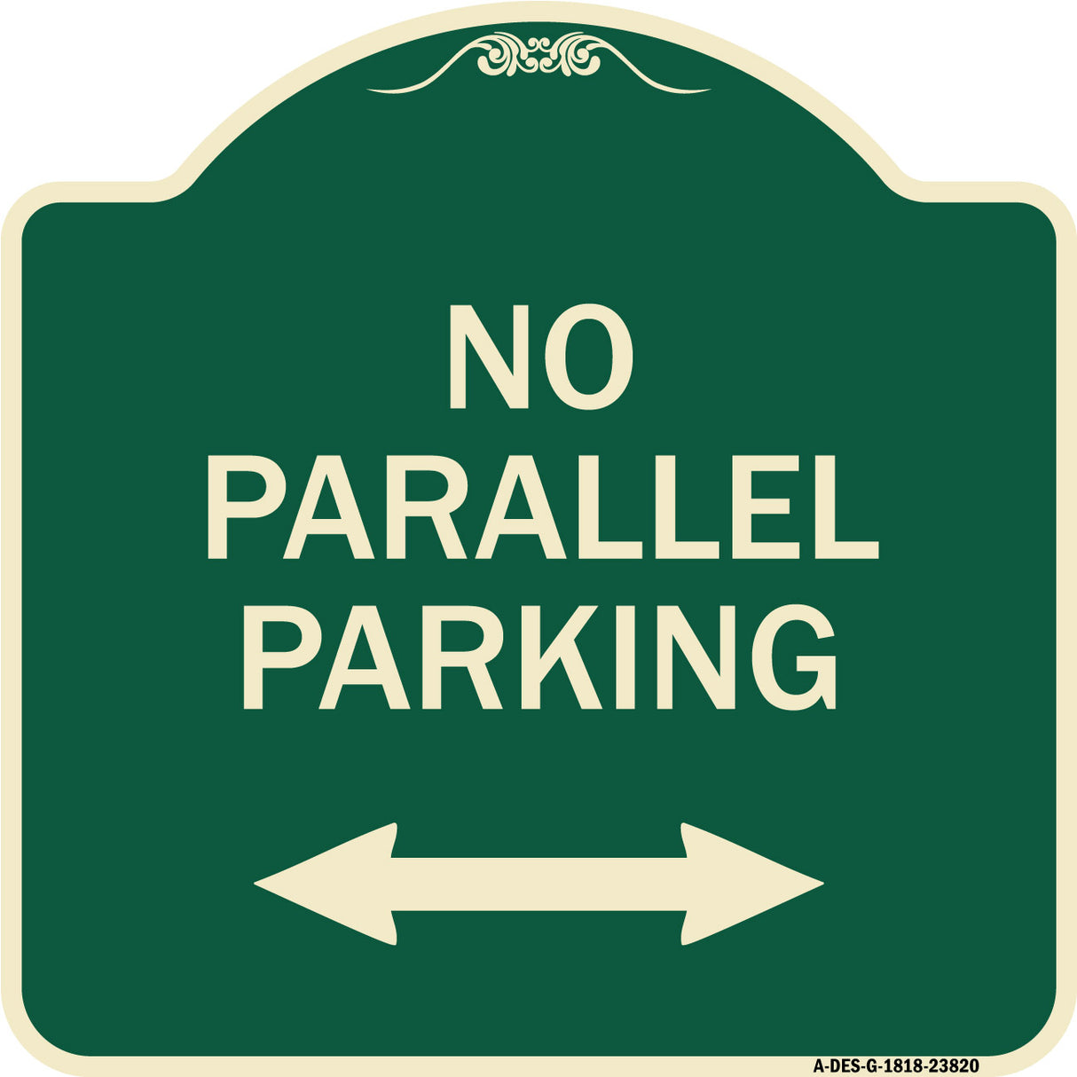 No Parallel Parking with Bidirectional Arrow
