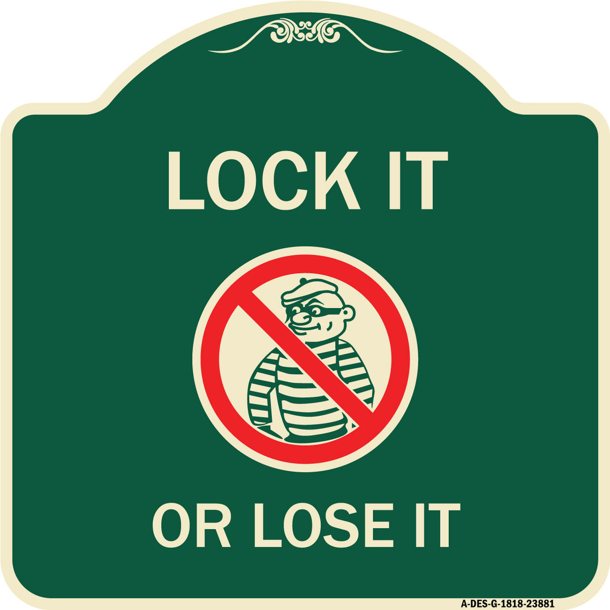 Lock It or Lose It (With Graphic)