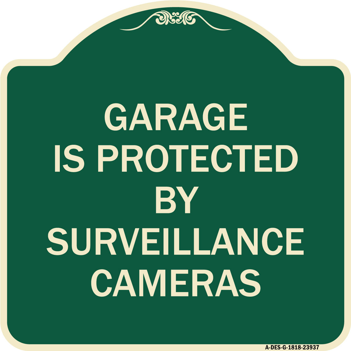 Garage Is Protected by Surveillance Cameras