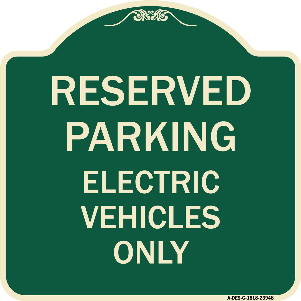 For Electrical Cars Reserved Parking - Electric Vehicles Only