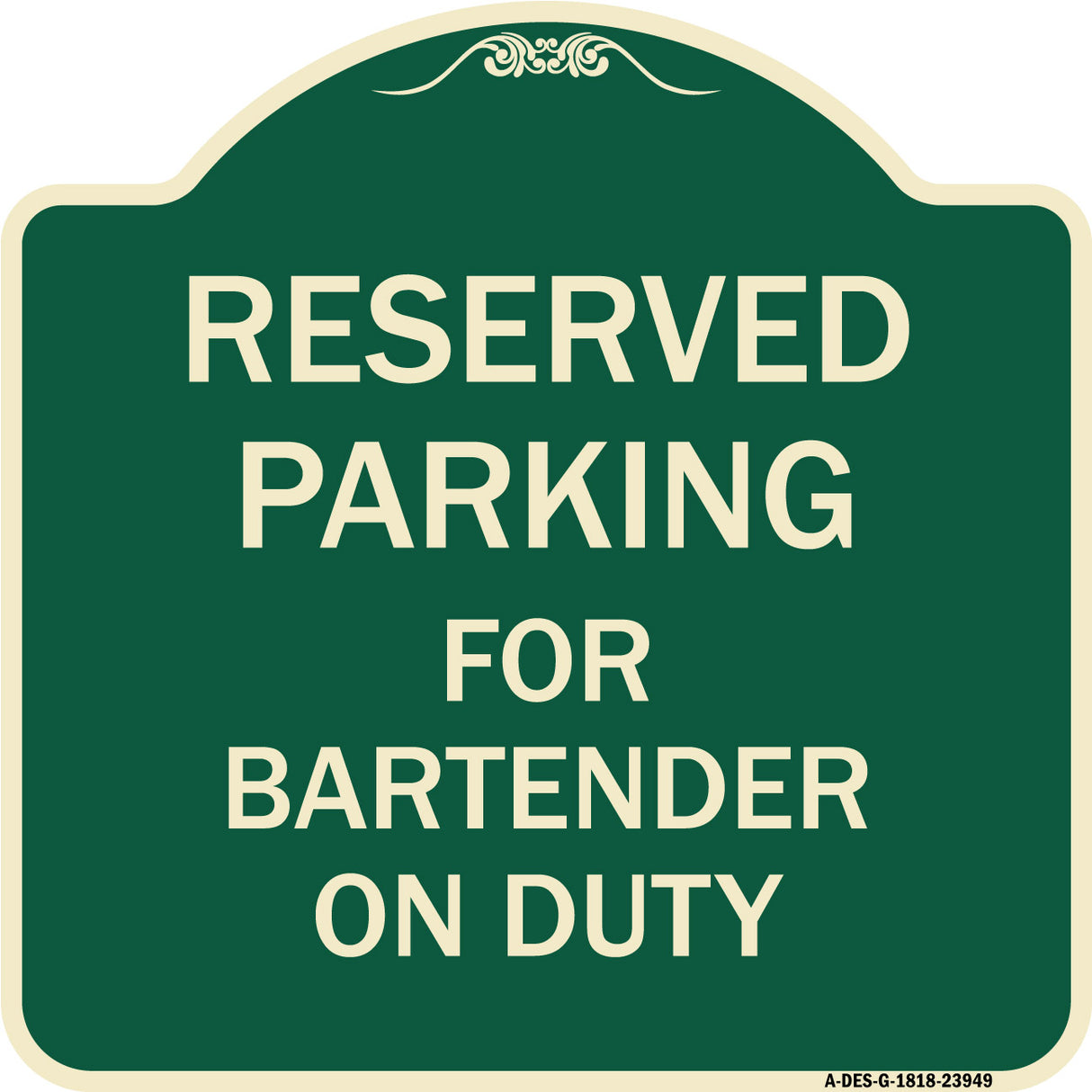For Bartender on Duty