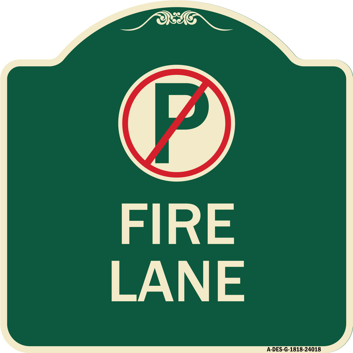 Fire Lane (No Parking Symbol)