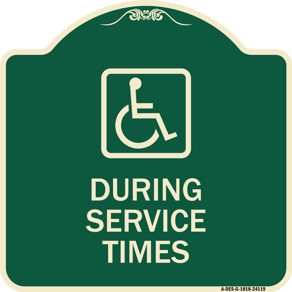 During Service Times (With Graphic)